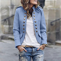 Ronja - Blazer pour femme avec col montant