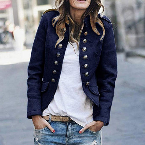 Ronja - Blazer pour femme avec col montant