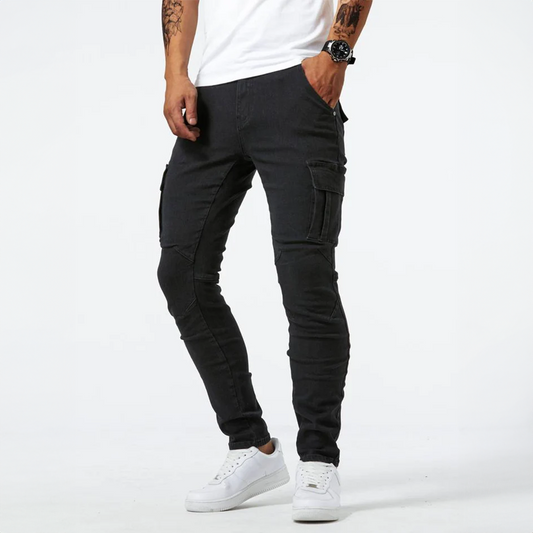 Quintin - Jeans d'été cargo stylé pour hommes