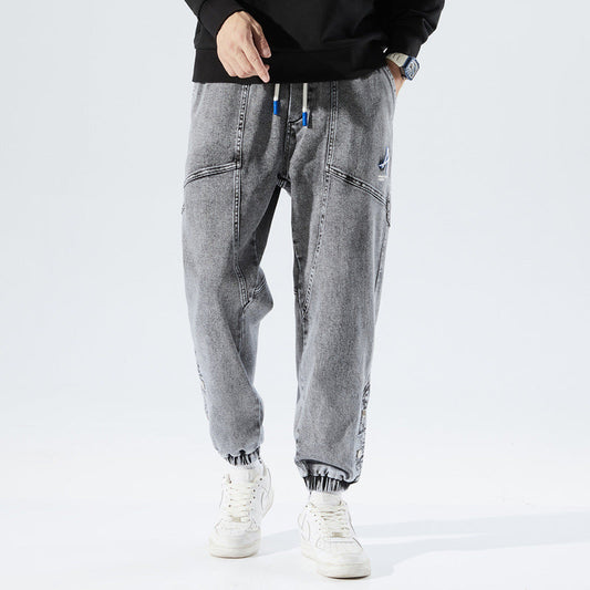 Aaron - Pantalon d'été en denim stylé pour hommes