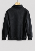 Langärmliges Polohemd mit Washed-Effekt – Dante