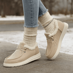 Mokassin-Stiefelette mit Plüschfutter - Cerine