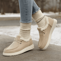 Bottines mocassins doublées de peluche - Cerine