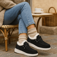 Bottines mocassins doublées de peluche - Cerine