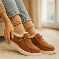 Bottines mocassins doublées de peluche - Cerine