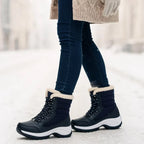Damenstiefel mit dicken Sohlen - Rinhoa