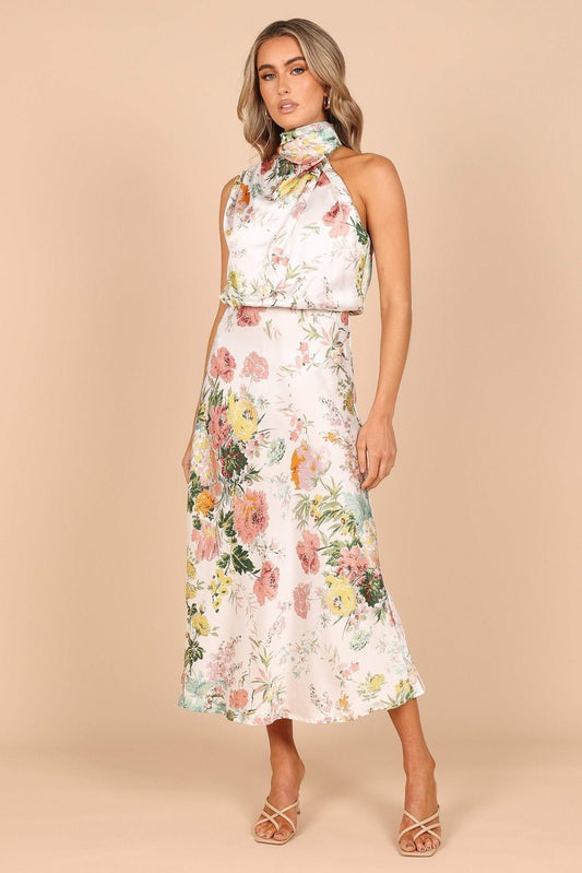 Kristal Robe midi dos nu