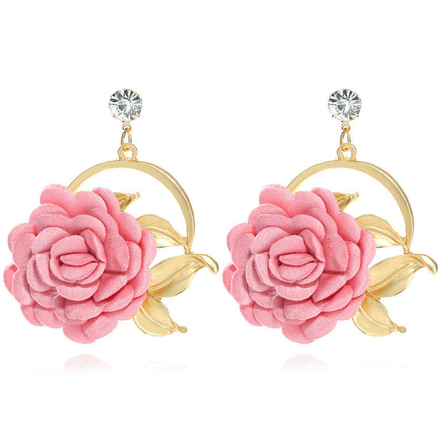 Bellccini Boucles d'oreilles en strass RoseGlow