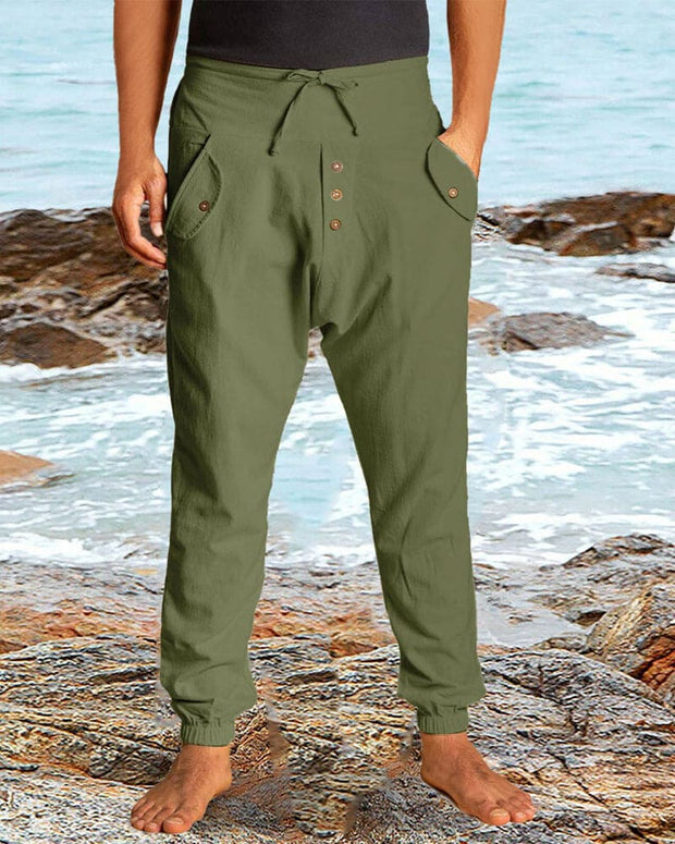 Heiko - Pantalons d'été polyvalents pour hommes