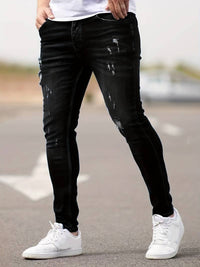 Silas - Jeans denim déchiré polyvalent