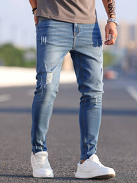 Silas - Jeans denim déchiré polyvalent