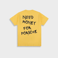 Marlon - T-shirt en coton vintage 'Need Money For Porsche' pour homme