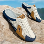 Herren-Sneaker mit perforierten Einsätzen und Schnürung – Elias