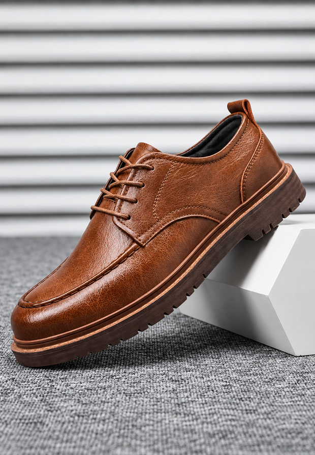 Derbies décontractés homme à lacets et semelle crantée - Halden