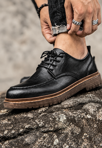 Derbies décontractés homme à lacets et semelle crantée - Halden