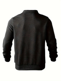 Theon - Pull vintage à fermeture éclair et motif géométrique